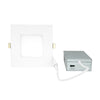 3BRIX 4 Inch 9W Ultra Thin Square Recessed Downlight - 5CCT - 650 lumens #254