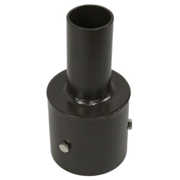 Bright LED Tenon Adapter 3 Round Tenon Pole Bracket Slip Fit Mounting for Shoebox Parking Lot Lights Single Spoke Mount Light Pole Bracket