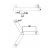 Bullhorn Y 120 Degree Vertical Square Base 3 Tenon Adaptor #627