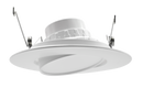 6" 16W Gimbal Retrofit Recessed Downlight - Eyeball Adjustable Spotlight - 5CCT - 1200 lumens