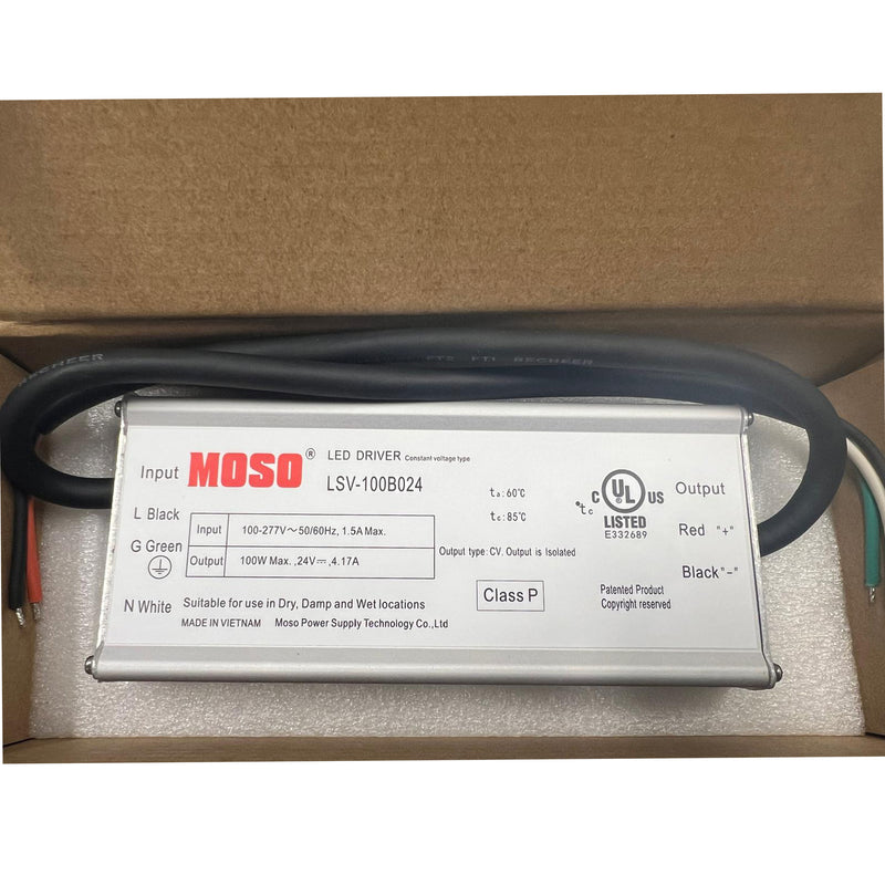Lsv Direct Debit MOSO LSV-100B024 Constant Voltage LED Driver - 100W - 24V