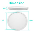11" 21W LED Surface Mount Round Ceiling Light - Color Selectable 5CCT - 2000 Lumens - ETL Listed