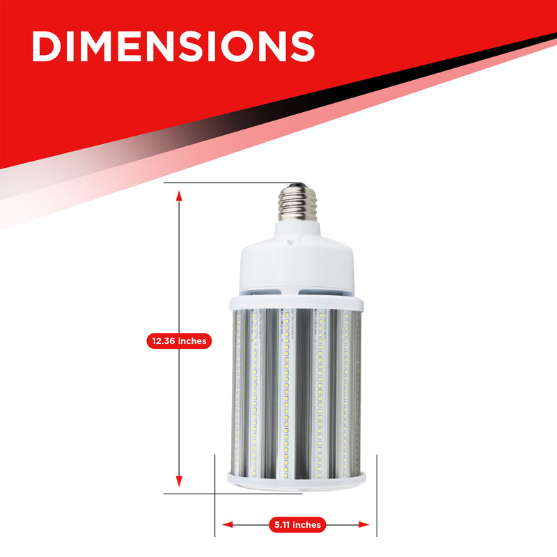 KUKUPPO 120W LED Corn Light Bulb – E39 Mogul Base, 16800 Lumens, 5000K Daylight, UL