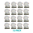 3BRIX 4 Inch 9W Slim Round Ultra Thin Recessed Downlight - 5CCT (27/30/35/40/50K)- 675 lumens