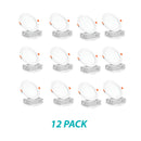 3BRIX 6 Inch 15W Slim Round Ultra Thin Recessed Downlight - 5CCT (27/30/35/40/50K)- 1200 lumens