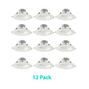 LED Integrated J-Box 6"-15W Recessed Downlight 15W - 1200lms - Color Selectable 5CCT (27/30/35/40/50K)