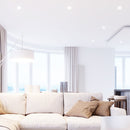 3BRIX 4 Inch 9W Slim Round Ultra Thin Recessed Downlight - 5CCT (27/30/35/40/50K)- 675 lumens