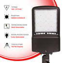 Area/Flood Light AL3C Series - Watt Options (300W/240W/200W) & Color Selectable (30K/40K/50K)- 43500lms - UL Listed-DLC IP65