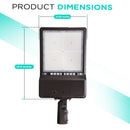 375W AL8 Series LED Area/Flood Light - Watt Options (375W/300W/260W) & Color Selectable (30K/40K/50K)- 52500lms - 10KV Surge Protector -UL Listed-DLC IP65