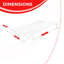 165W 2FT LED Linear High Bay - Watt & Color Selectable (165/150/130W) 4CCT (3500/4000/5000/6500K) - 23100LMS -  DLC-UL Listed