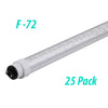 LED Sign Bulb F-72 T10 HO 6000K - 45W - 25 Pack #428