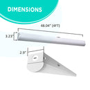 Shine LED 4ft Linear Linkable Strip - Selectable Watts (20/30/40W) - 4CCT(35/40/50/65K) - ETL & DLC