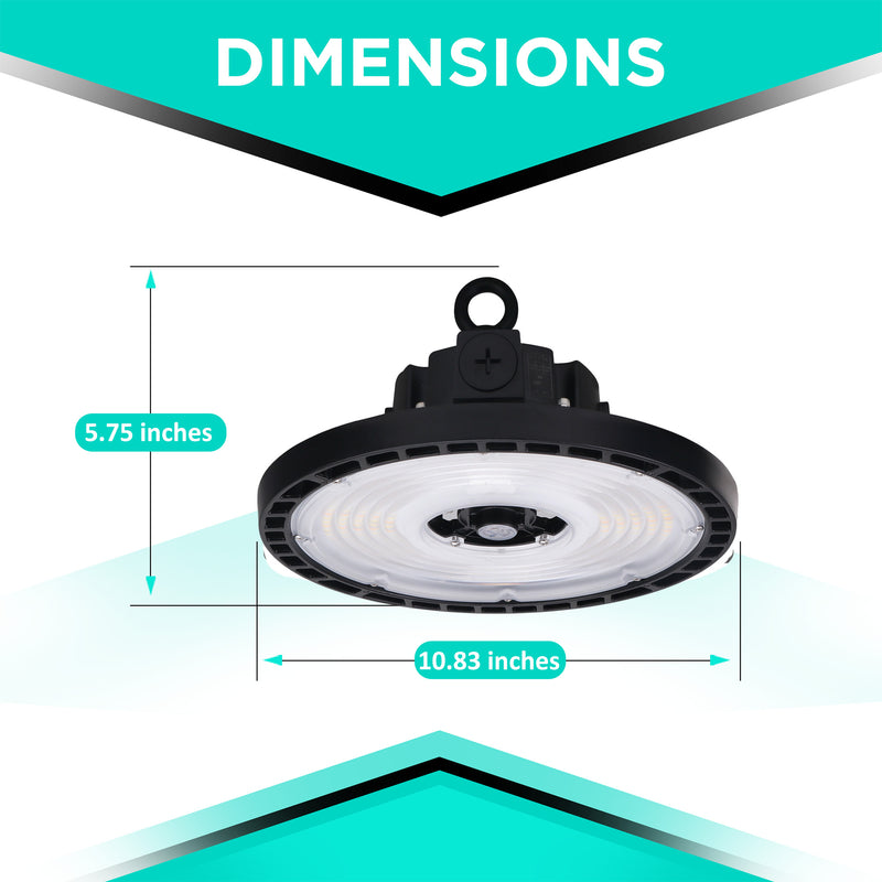 UFO LED High Bay Watt Selectable (150/120/100W)- 5700K - 21750 lumens