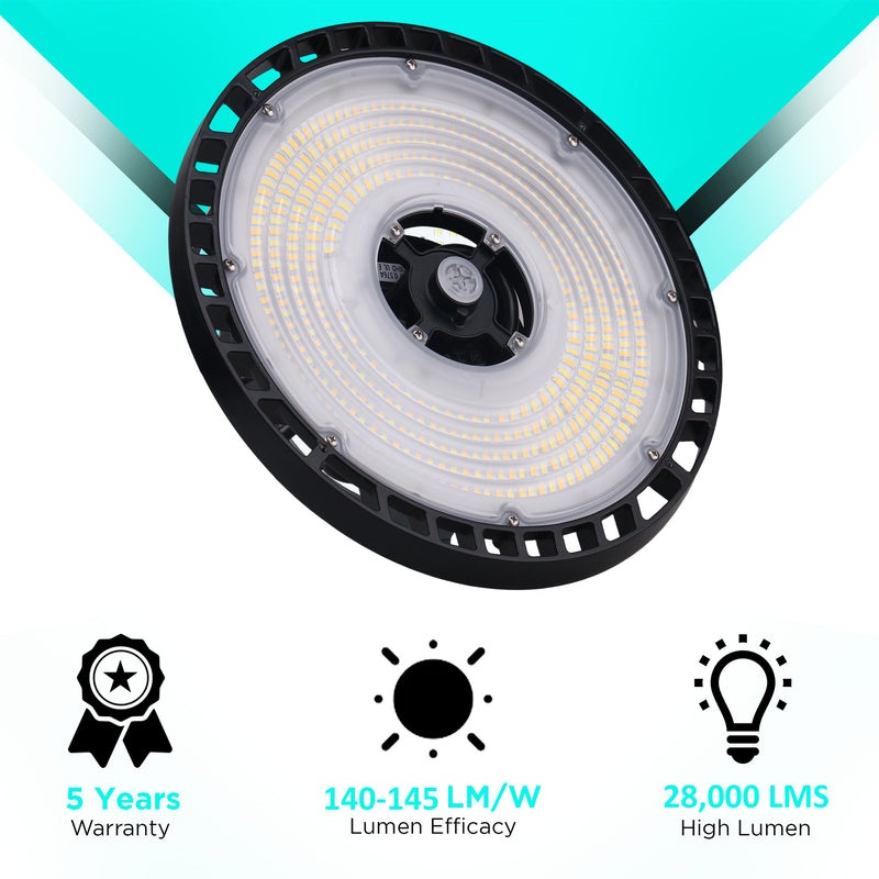 UFO LED High Bay Watt Selectable (150/120/100W)- 5700K - 21750 lumens