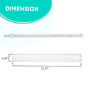 4ft Wrap Light - Watts (40/30/20W) & Color 3CCT(30/40/50K) Selectable - 5750 Lumens Max