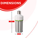 60W LED Corn Bulb - E39 - 9300 Lumens - 5700K - IP65 Rated