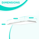 2x2 LED Backlit Panel Light 5CCT (35/40/50/57/65K) - Watt Selectable(40/30/20W) - V2 - ETL- 4 Pack