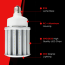 60W LED Corn Bulb - E39 - 9300 Lumens - 5700K - IP65 Rated