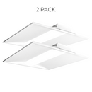 Troffer 2x2 - Version 3 - 5CCT (35K/40K/50K/57K/65K) - 5 Watt Selectable (40/35/30/25/20W) ETL Certified - 2 Pack