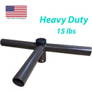 Triple Spoke Arm Bracket Round at 90 Degree