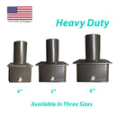 Tenon Adapter for 5 Inch Square Pole