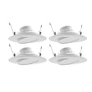 6" 16W Gimbal Retrofit Recessed Downlight - Eyeball Adjustable Spotlight - 5CCT - 1200 lumens