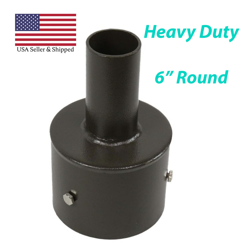 Tenon Adapter for 6 Inch Round Pole