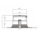 3BRIX 6" Commercial Downlight Selectable Watt 12/17/22W Selectable CCT - 5CCT(27/30/35/40/50K) - Emergency Driver - ETL