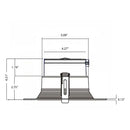3BRIX 8" Commercial Downlight Selectable Watt 17/24/30W Selectable CCT- 5CCT(27/30/35/40/50K) - Emergency Driver - ETL