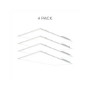 2x4 LED Backlit Panel Light - 50W - 3500K - 6250 lumens - ETL Certified 4 Pack