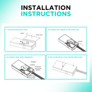 Troffer 2x2 - 40W - 5000 lumens - ETL Certified 2 Pack