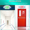 Indoor Emergency Exit Combo - Bi-Colors - Dual Heads