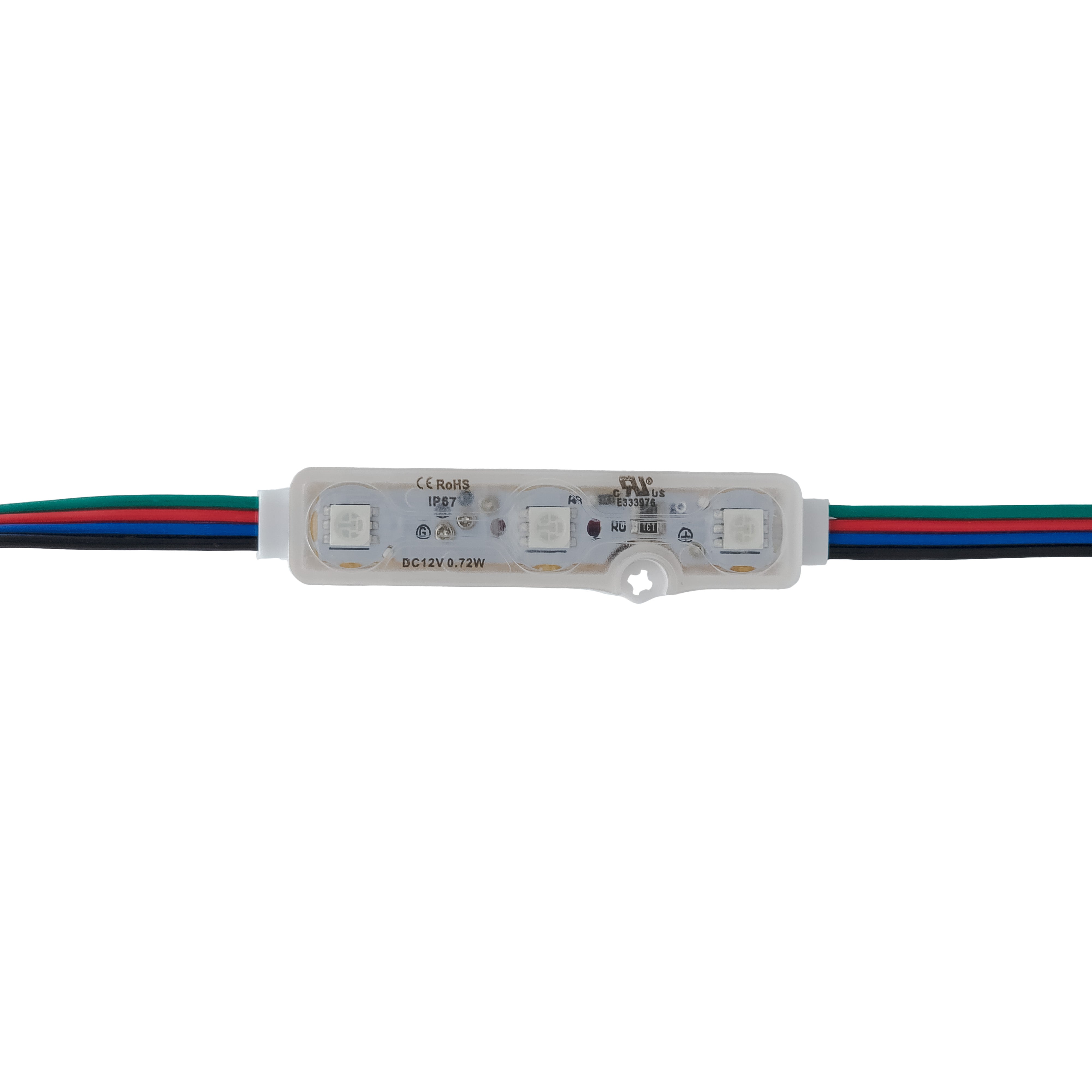 RGB LED Module 12VDC - 0.72W with LED Controller and Remote (Each Pack