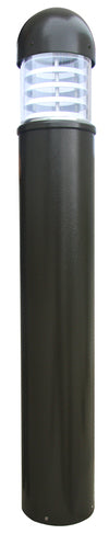6" LED Bollard Landscape Light 25W - 5000K - 40" Dome Top #811