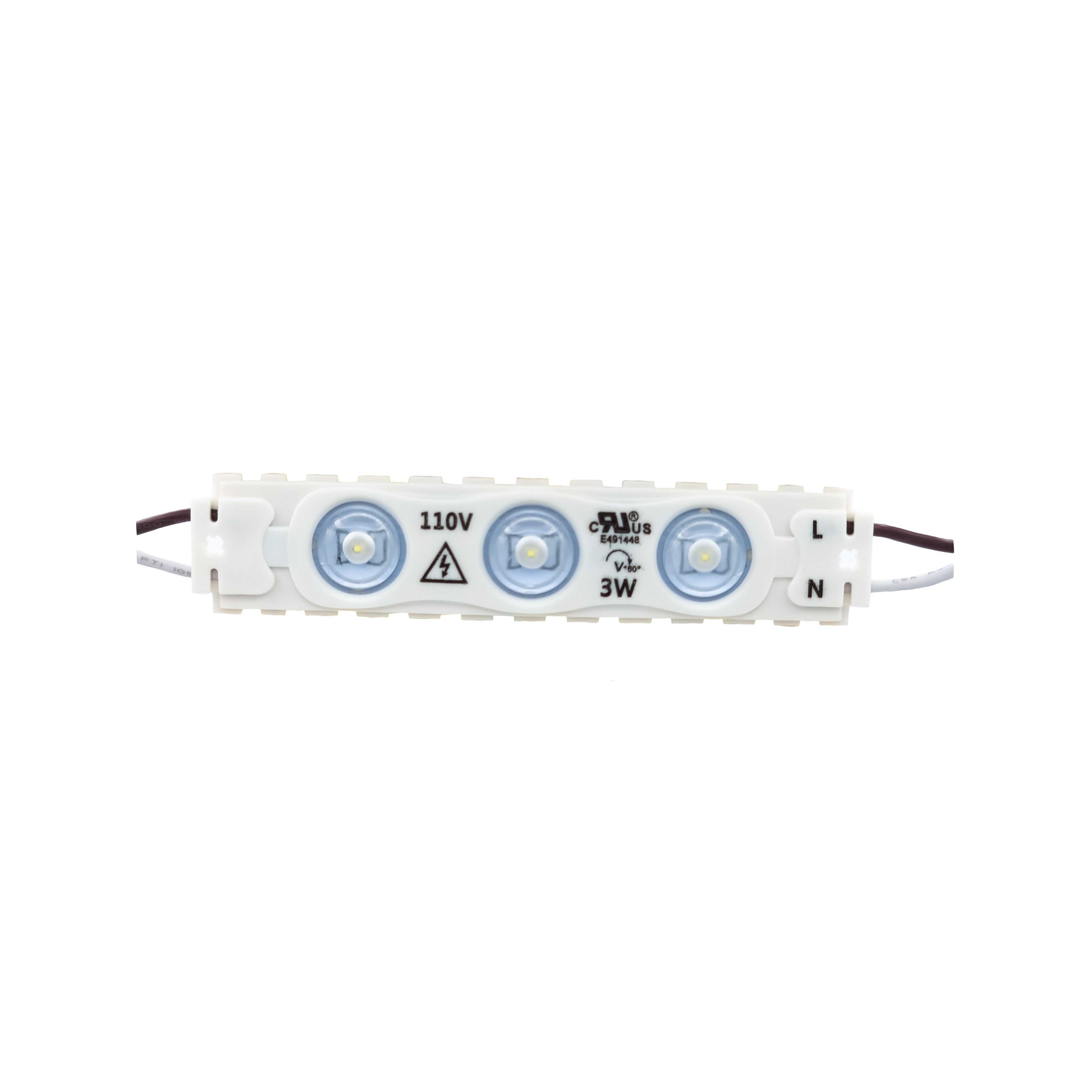 Single Mains Led Module Single Color LED Module Direct AC 110V - 3W - 6000K - 55 Ft- IP67 (Eac